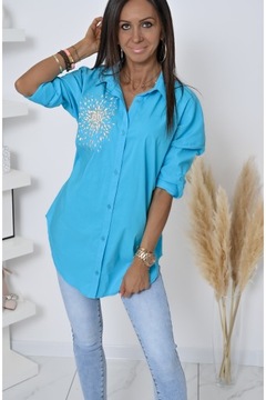 ŚLICZNIE ZDOBIONA KOSZULA OVERSIZE ELIT! WZ.3 XL