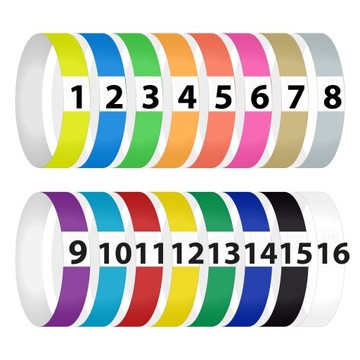 Браслеты TYVEK ДЛЯ ВЕЧЕРИНКИ, ДИСКОТЕКИ 10 000 ШТ. С ПРИНТОМ 19 ММ