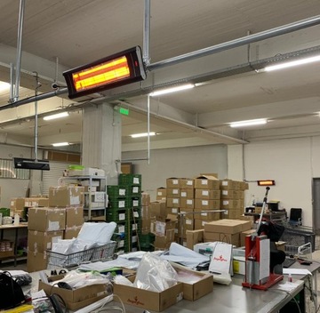 Promiennik podczerwieni elektryczny ciepła IR AERO 2500W lampa grzewcza