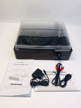 3-скоростной проигрыватель MASOCO с Bluetooth AUX RCA