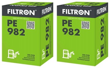 2× FILTRON PE 982 FILTR PALIVA