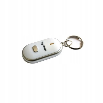 Mini brelok LED gwizdek lokalizator kluczy migają