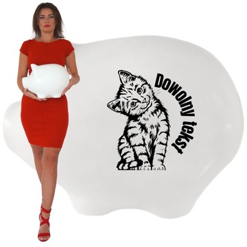 ŚWINKA SKARBONKA Z NAPISEM PERSONALIZOWANA DUŻA
