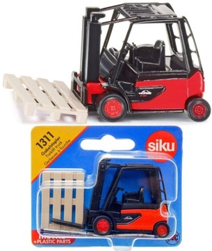 Wózek widłowy Siku 1311 czerwony