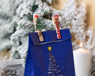 Блок-пакеты CHRISTMAS GIFT для бумажных пакетов CHRISTMAS GIFT