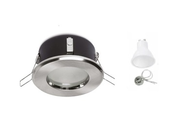 ZESTAW OPRAWA HERMETYCZNA +LED GU10 5W podbitka