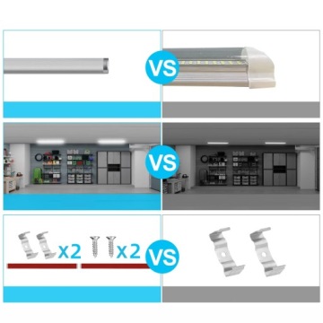 МОЩНАЯ ЛАМПА 168 LED 12В КАБИНА ДЛЯ ПРИЦЕПОВ-ДАВЕЛИКОВ 2 шт. 16Вт 39см