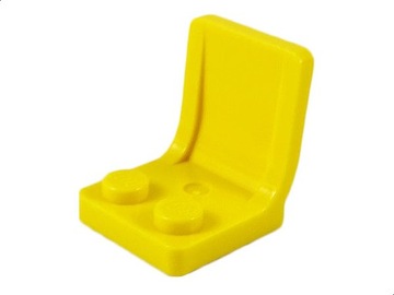 LEGO krzesło fotel 2x2 4079 żółty