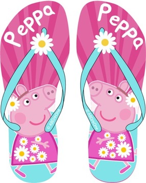 KLAPKI JAPONKI ŚWINKA PEPPA NA BASEN PLAŻOWE 24/25