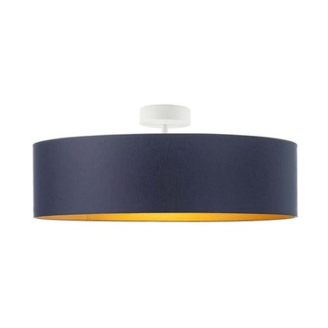 Lampa plafon sufitowa żyrandol wisząca abażur zwis walec LED E27 60cm