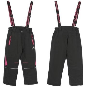 SPODNIE NARCIARSKIE KX-21293A10C OCIEPLANE 134/140