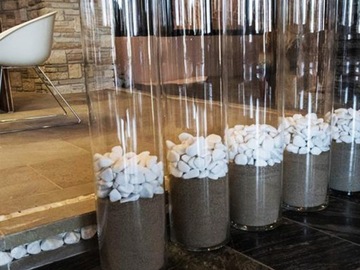 Белая галька Декоративный камень THASSOS Garden Stones 1-3см 25кг