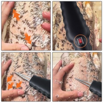 Электрическая птицеводная куртка для цыплят, уток и гусиный черный