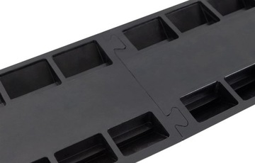 NAJAZD PROGOWY kablowy OCHRONNY 100cm 2 kanały GUMA ( DEFEKT CZYTAJ OPIS )