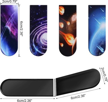 30X МАГНИТНЫЕ ЗАКЛАДКИ КНИГА МАГНИТЫ КНИГА КОСМОС ПЛАНЕТЫ ПОДАРОК