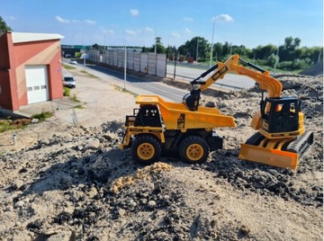 Koparka zdalnie sterowana RC na pilota Traktor