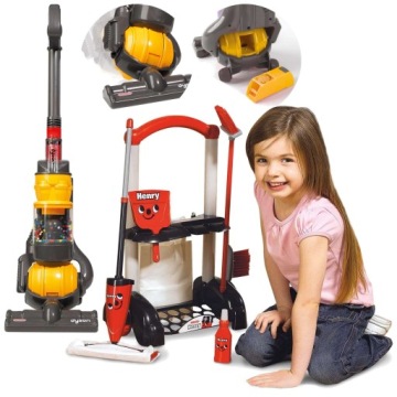 Úklidový Vozík Henry Little Helper Vysavač S Funkcí Sání Casdon