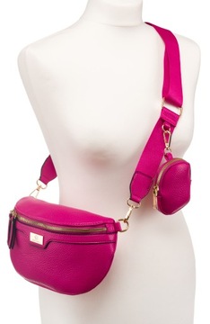 НАСТЕННАЯ СУМКА КРЕСТОВАЯ ПУРПУРНО-РОЗОВАЯ