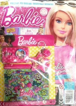 Barbie magazyn 12/23 + zestaw prezentów