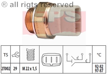 EPS 1.850.607 SPÍNAČ VENTILÁTOR