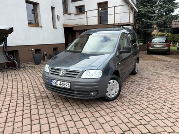 Volkswagen Caddy III Kombi 1.4 80KM 2005 Volkswagen Caddy 7OSOBOWY! United 1WŁ! 2005R 208tyśkm KLIMA 1.4MPI Zadbany