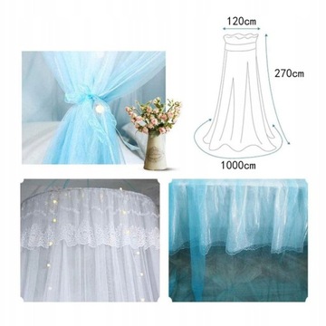 МОСКИТНАЯ СЕТКА КАННОВЕР НАД КРОВАТЬЮ + СВЕТОДИОДНАЯ ЦЕПЬ