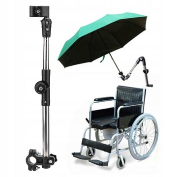 UCHWYT I RAMIE NA PARASOL DO WÓZEK INWALIDZKI