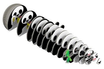 Эко 3D Пазл Eugy - Панда