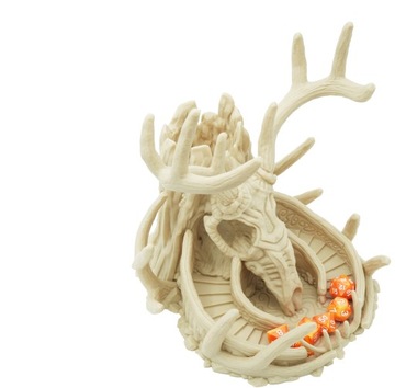 Башня для игры в кости с черепом лося - Stratation Design Elk's Spirit Dice Tower