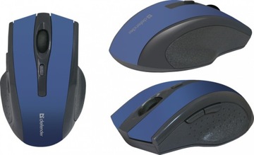 Mysz bezprzewodowa Defender Accura MM-665 RF optyczna niebieska