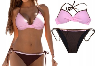 SEKSOWNE BIKINI MODNY STRÓJ KĄPIELOWY DAMSKI DWUCZĘŚCIOWY KOSTIUM