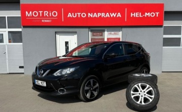 Nissan Qashqai II Crossover 1.6 DIG-T 163KM 2017 Nissan Qashqai 1.6 DIG-T Tekna 163KM Klima, Kamera 360, Bezywpadkowy, VAT-