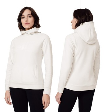 POLAR DAMSKI 4F BLUZA Z KAPTUREM NIEROZPINANA
