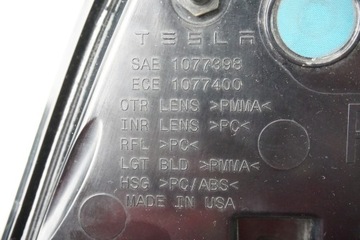 ФОНАР ЗАДНИЙ ПРАВЫЙ TESLA 3 1077400-00-B