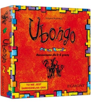UBONGO Dodatek dla 5-6 GRACZY Gra planszowa EGMONT