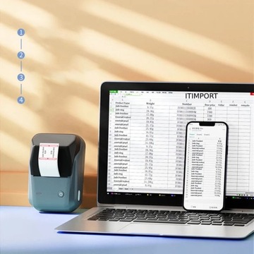 NIIMBOT B1 Bluetooth-термопринтер для наклеек