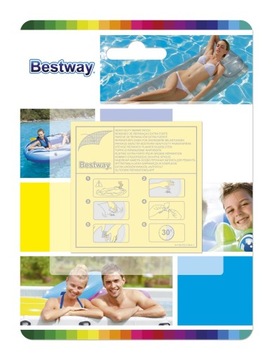 WODOODPORNE ŁATKI DO KLEJENIA BASENU BESTWAY 10SZT