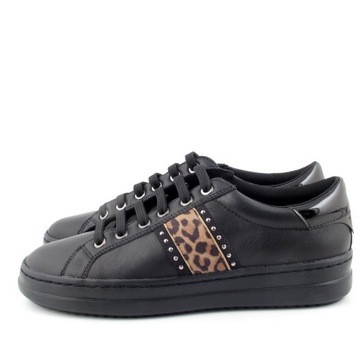 GEOX PONTOISE D04FEG CZARNE SNEAKERS PÓŁBUTY r 37