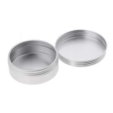 10 пустых алюминиевых металлических банок с крышками