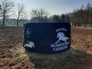 HorseMania - водонепроницаемая крышка тюка/кормушки ВАШ ПРИНТ, персонализация