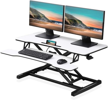 STOLIK POD LAPTOPA ROZKŁADANY REGULACJA BIAŁY 91CM