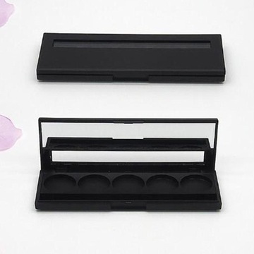 Футляр для теней для век DIY Сменный блок для теней для век 5 сеток типа D - матовый черный