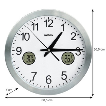 Настенные часы с термометром METEO ZP31