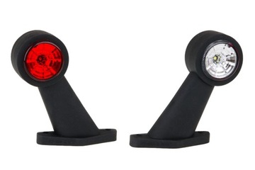 Lampa LED obrysowa przed-tyl ukośna krótka (009C)