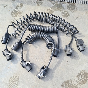 Кабель Спиральный кабель Тройник для фонарей ПРИЦЕП