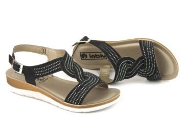 САНДАЛИИ ЖЕНСКИЕ INBLU BV-33 BLACK LIGHT SUMMER 36