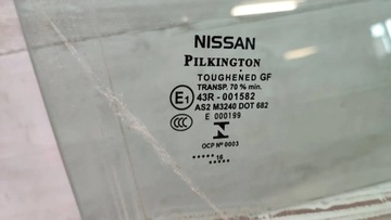NISSAN QASHQAI 16R 1.5DCI PŘEDNÍ STRANA PRAVÁ SKLO (OKNO) DVEŘE ZADNÍCH