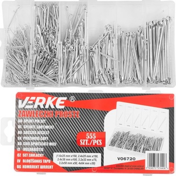 ZAWLECZKI ROZGINANE ZESTAW ZAWLECZEK PROSTYCH ROZGINANYCH ZABEZPIECZENIE