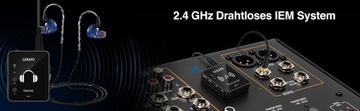 Система внутриканального мониторинга MS-1 Беспроводная стереосистема 2.4G IEM