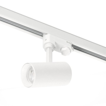 Комплект 3-фазной рейки, рейка 1м+1м+1м, 9 ламп, разъем L, комплект БЕЛЫЙ